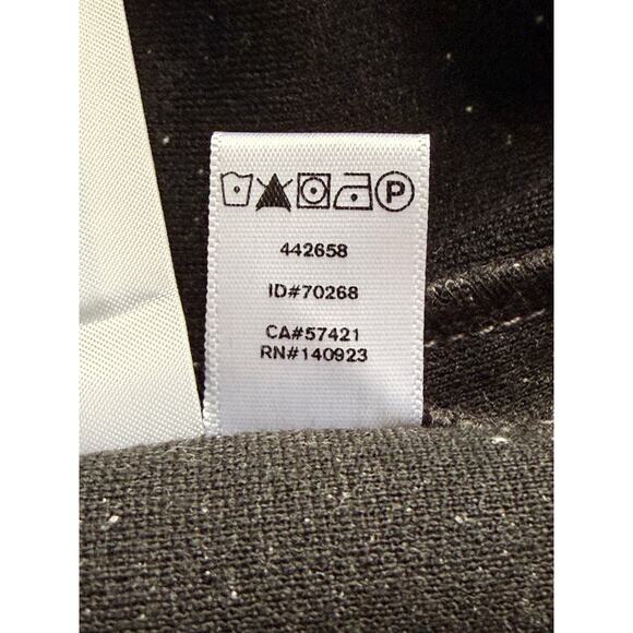 LOFT Gray A-Line Skirt Size M Wool Blend Textured Flared Knee Length - Picture 8 of 8